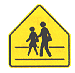 Pedestrian Xing Sign