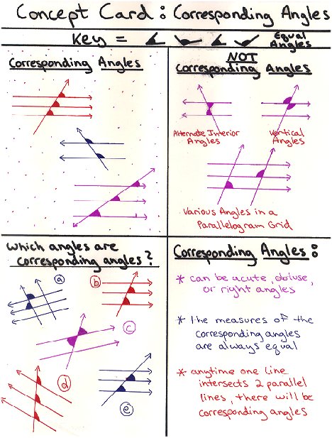 Corresponding Angles